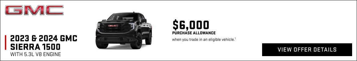 $6,000 PURCHASE ALLOWANCE when you trade in an eligible vehicle.1