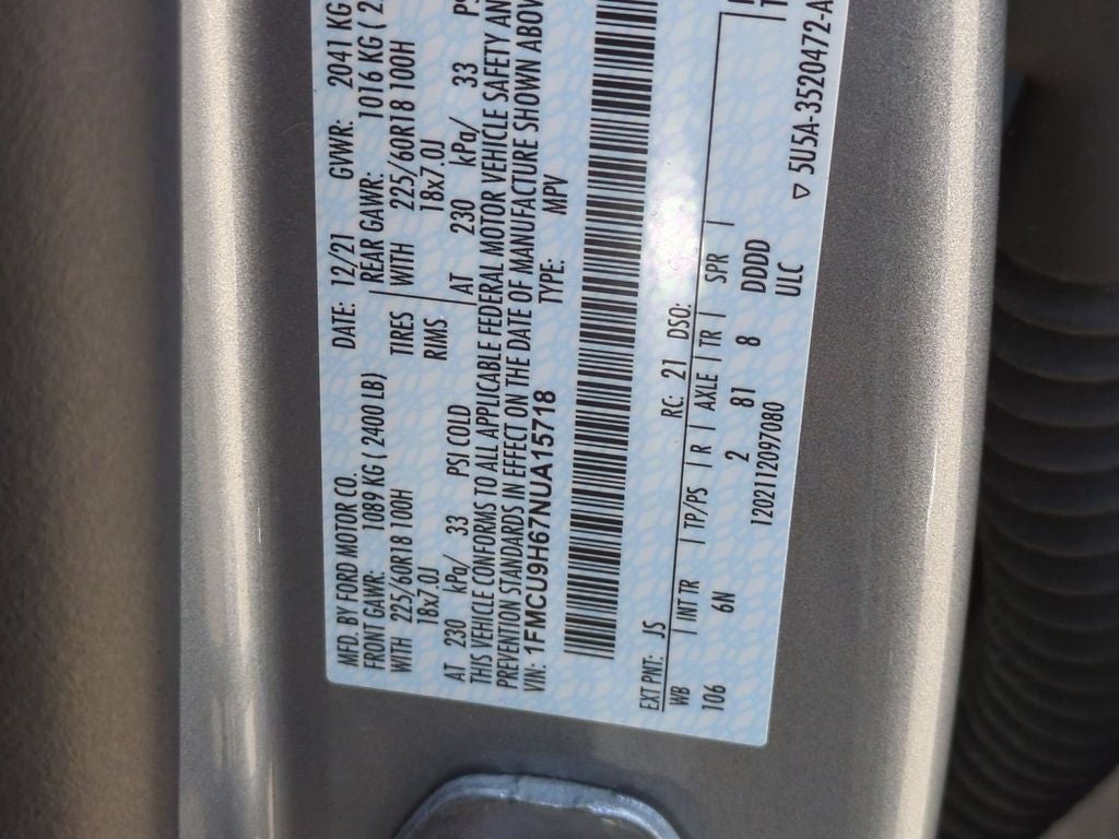 2022 Ford Escape SEL