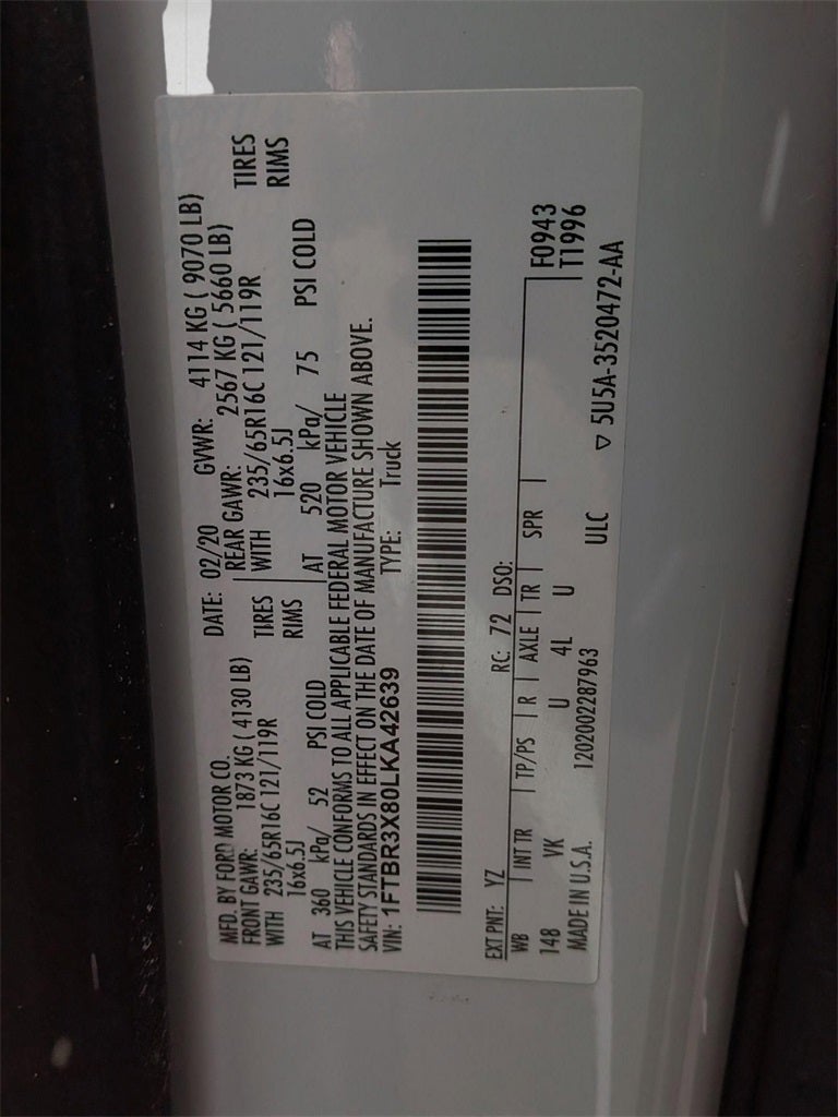 2020 Ford Transit-250 Base