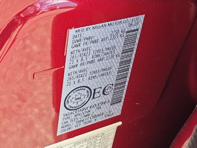 2027 INFINITI QX65 AUTOGRAPH