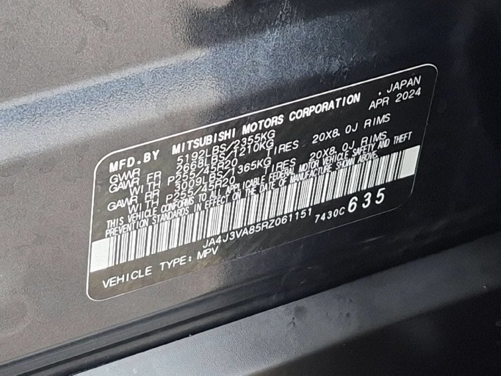 2024 Mitsubishi Outlander SE