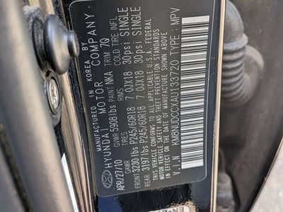 2010 Hyundai Veracruz Limited