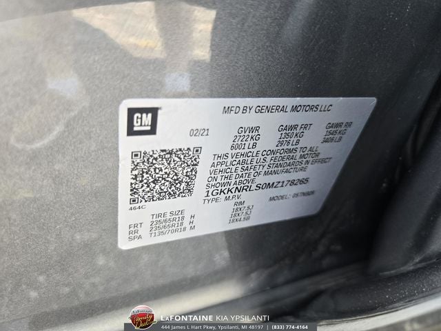 2021 GMC Acadia SLE