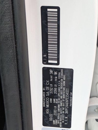 2023 Kia Forte LXS