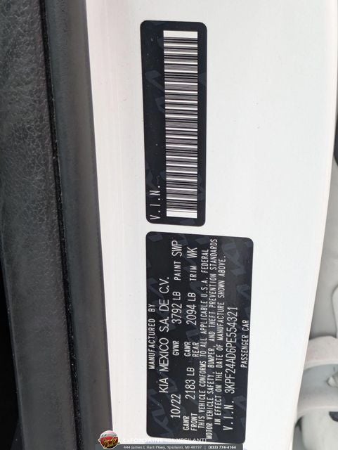 2023 Kia Forte LXS
