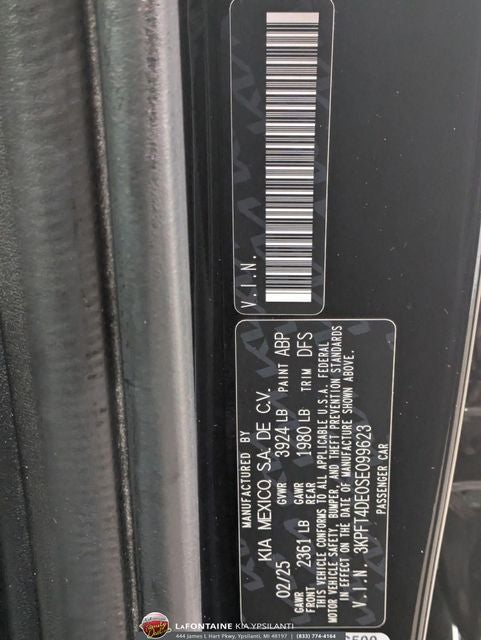 2025 Kia K4 LXS
