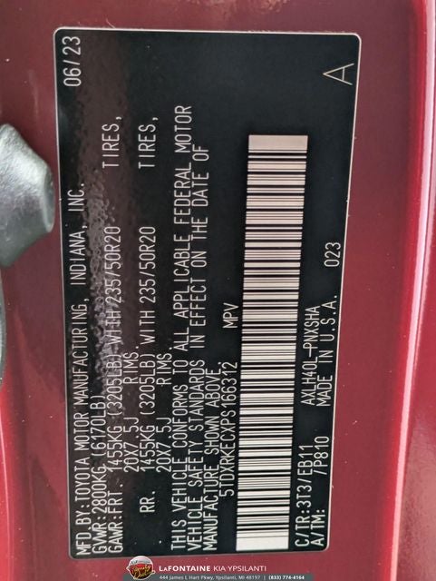2023 Toyota Sienna XSE 7 Passenger