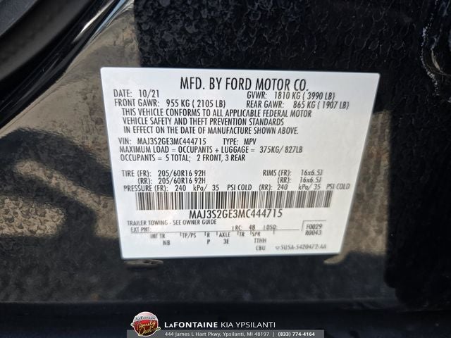 2021 Ford EcoSport SE