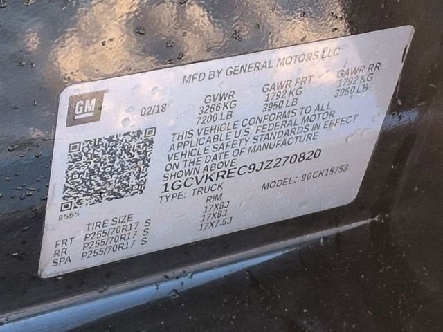 2018 Chevrolet Silverado 1500 LT