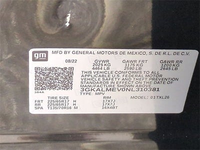 2022 GMC Terrain SLE