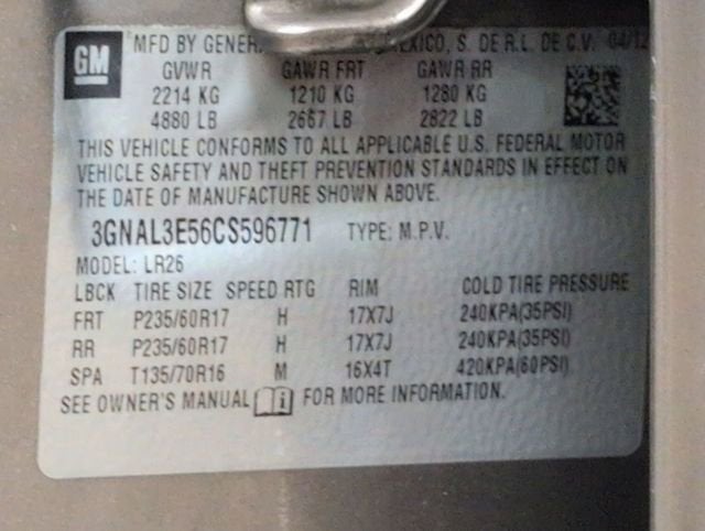 2012 Chevrolet Captiva LT