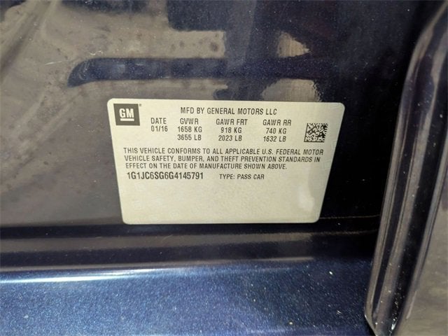 2016 Chevrolet Sonic LT