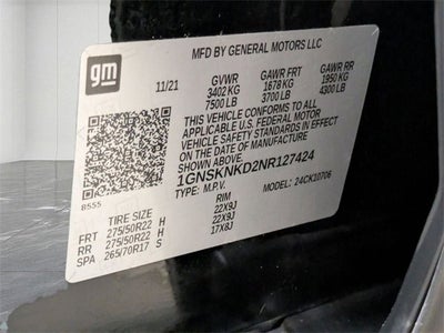 2022 Chevrolet Tahoe LT