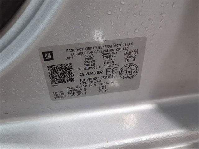 2018 Chevrolet Silverado 1500 LT