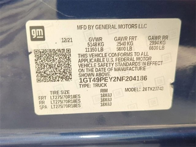 2022 GMC Sierra 2500 HD AT4