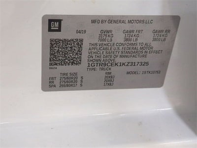 2019 GMC Sierra 1500 Elevation