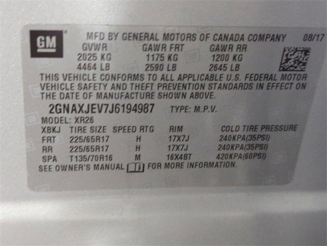 2018 Chevrolet Equinox LT