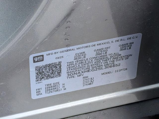 2025 Chevrolet Equinox LT