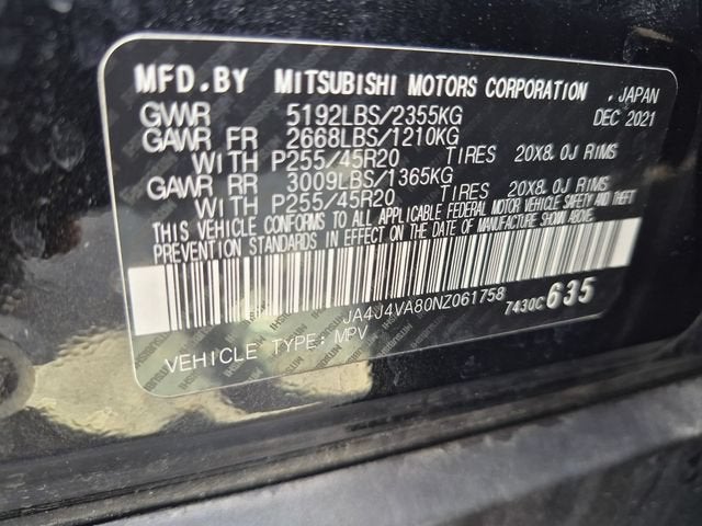 2022 Mitsubishi Outlander SEL Special Edition S-AWC