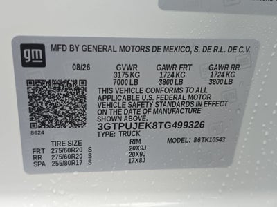 2026 GMC Sierra 1500 Elevation