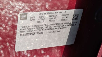 2016 Chevrolet Malibu Limited LTZ