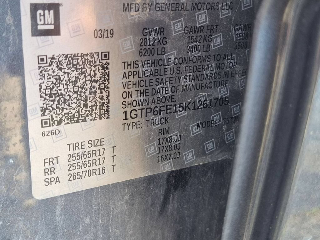 2019 GMC Canyon 4WD All Terrain w/Cloth