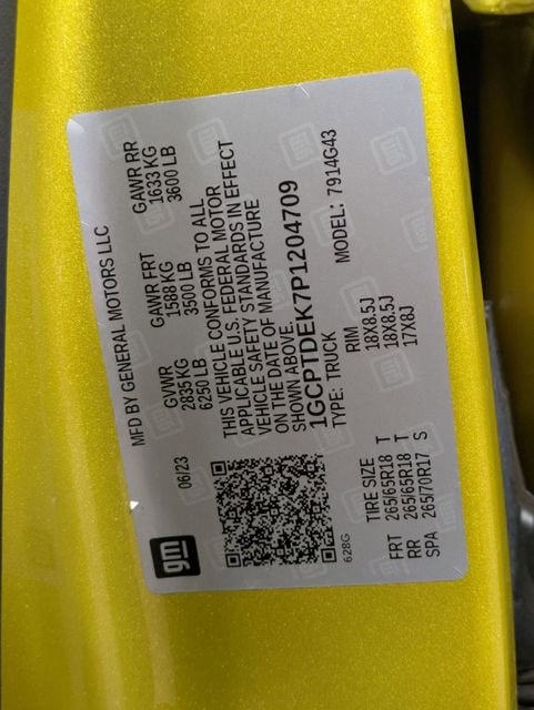 2023 Chevrolet Colorado Z71