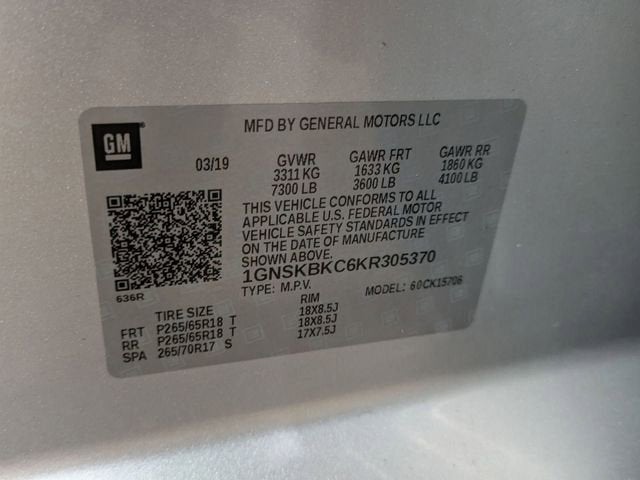 2019 Chevrolet Tahoe LT