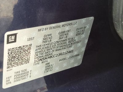 2018 Chevrolet Suburban LT