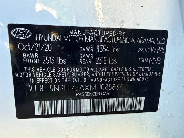 2021 Hyundai Sonata SEL