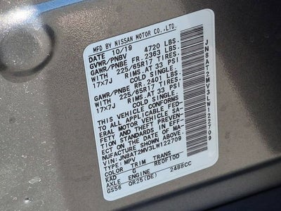 2020 Nissan Rogue SV Intelligent AWD