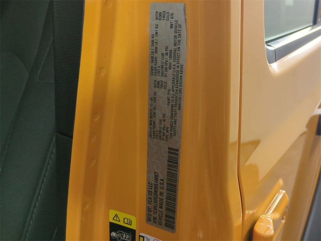 2021 Jeep Wrangler Unlimited Sport