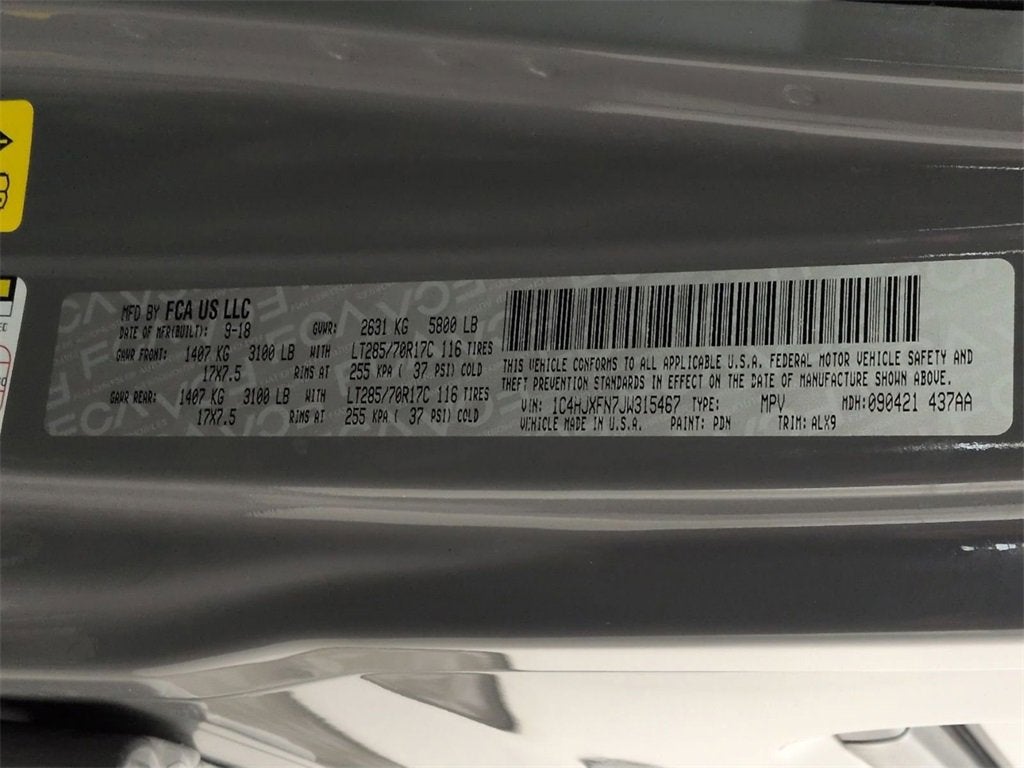 2018 Jeep Wrangler Unlimited Rubicon