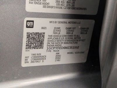 2021 Chevrolet Silverado 1500 LT Trail Boss