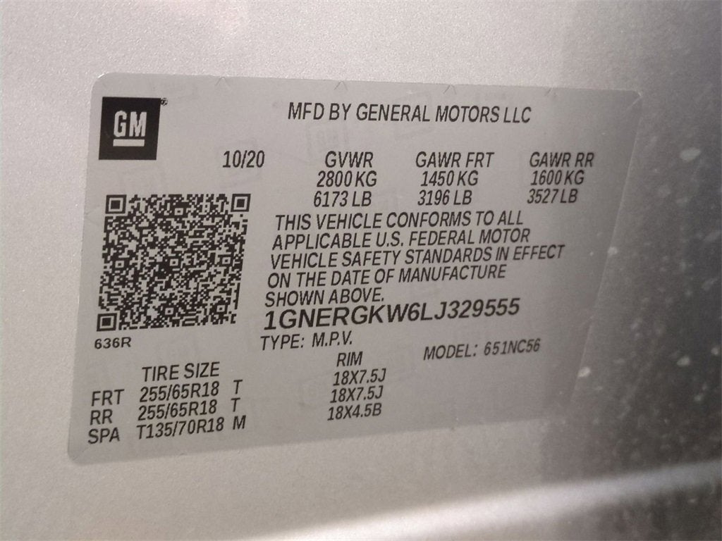 2020 Chevrolet Traverse LT Cloth