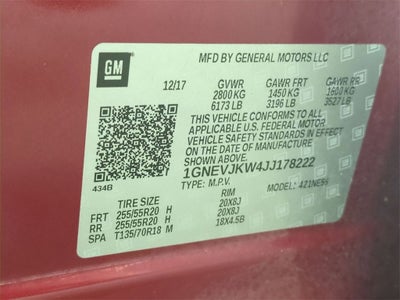 2018 Chevrolet Traverse Premier