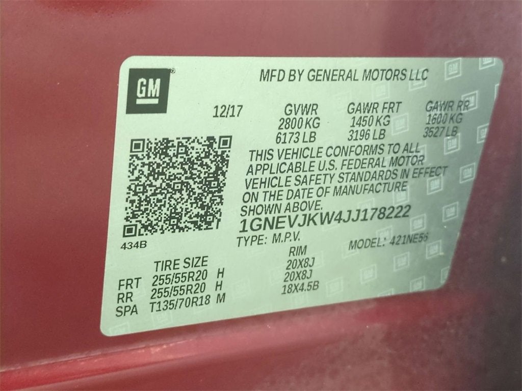 2018 Chevrolet Traverse Premier