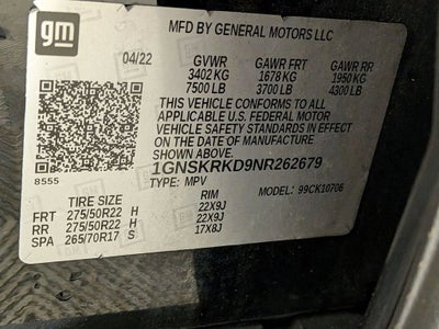 2022 Chevrolet Tahoe RST