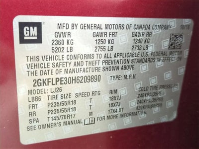 2017 GMC Terrain SLT