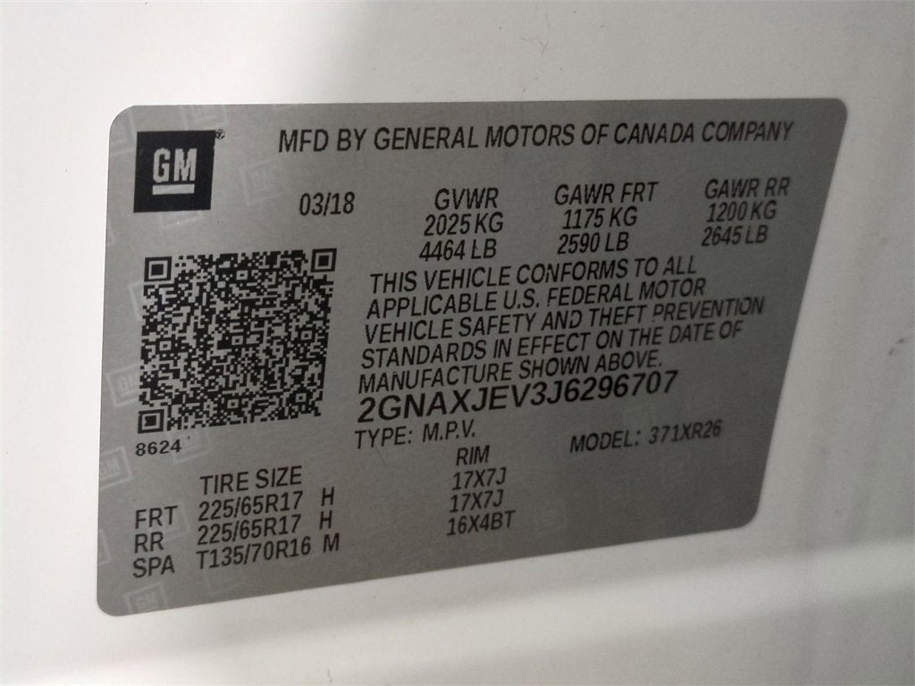 2018 Chevrolet Equinox LT