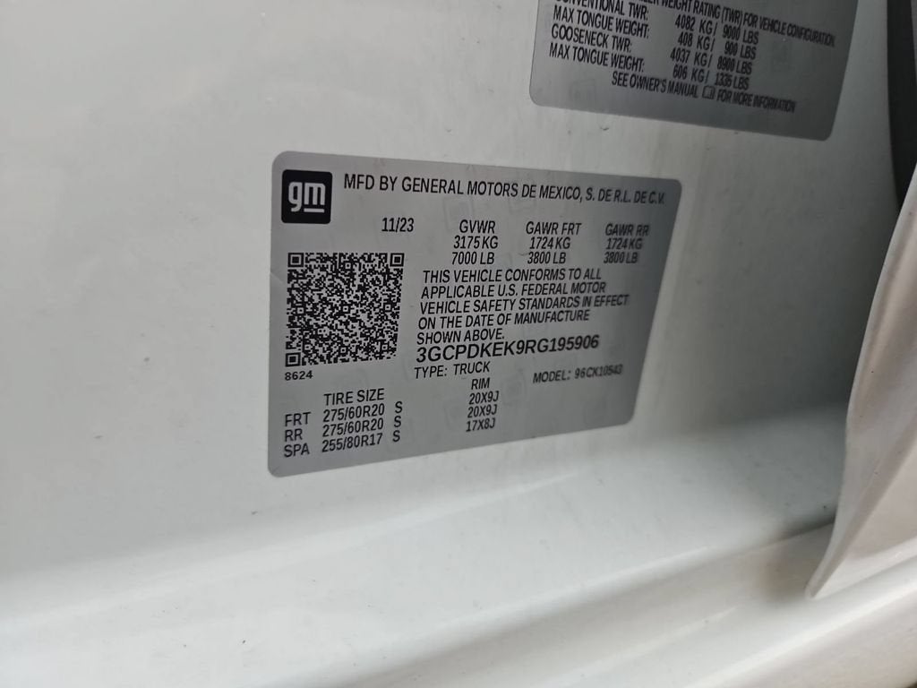 2024 Chevrolet Silverado 1500 LT (2FL)