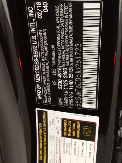 2018 Mercedes-Benz AMG® C 43 4MATIC®