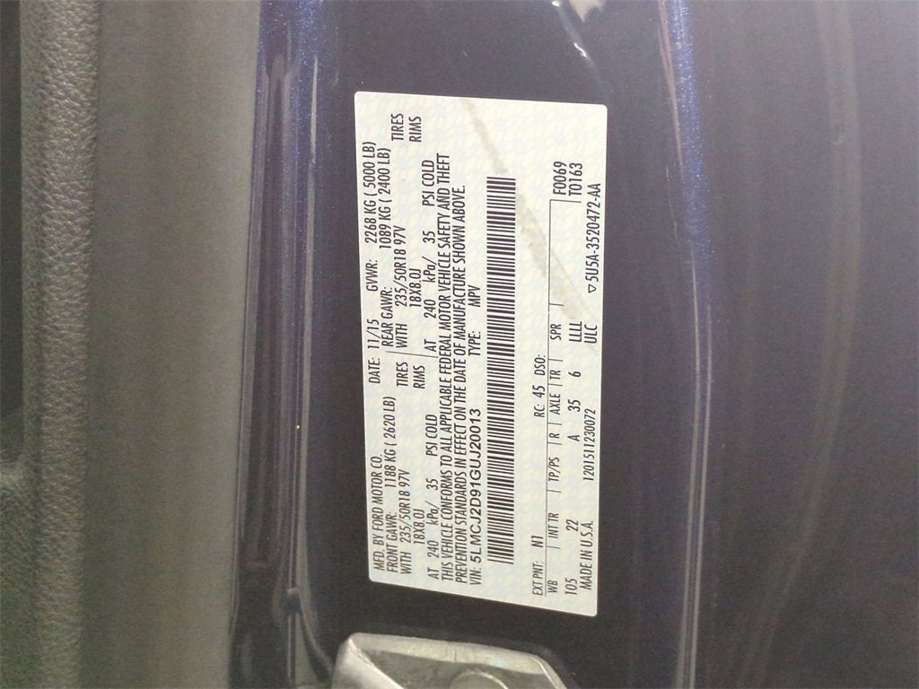 2016 Lincoln MKC Select