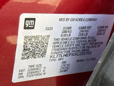 2025 Chevrolet Trax LT