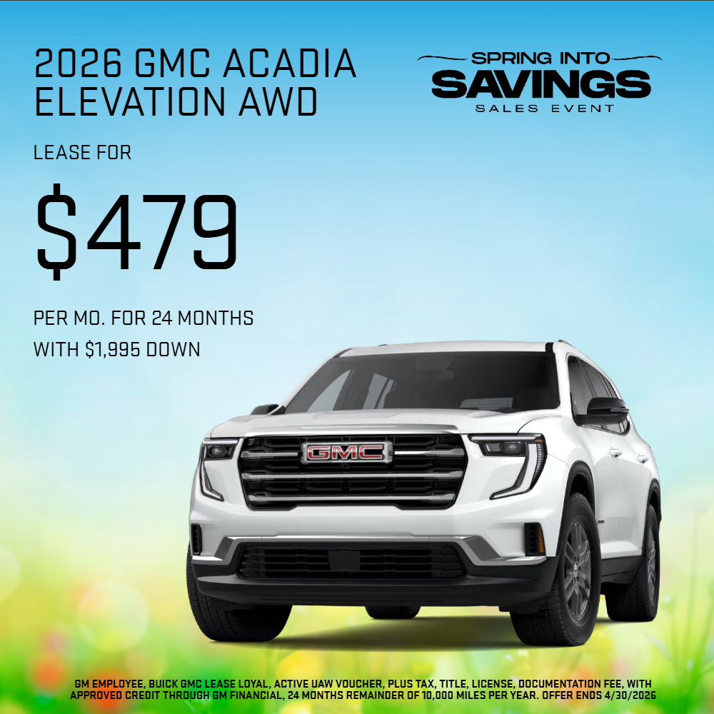 2026 GMC Acadia Elevation AWD