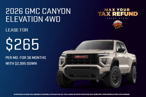 2026 GMC Canyon Elevation
