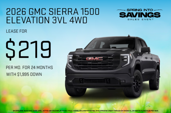 2026 GMC Sierra 1500 Elevation 3VL 4WD