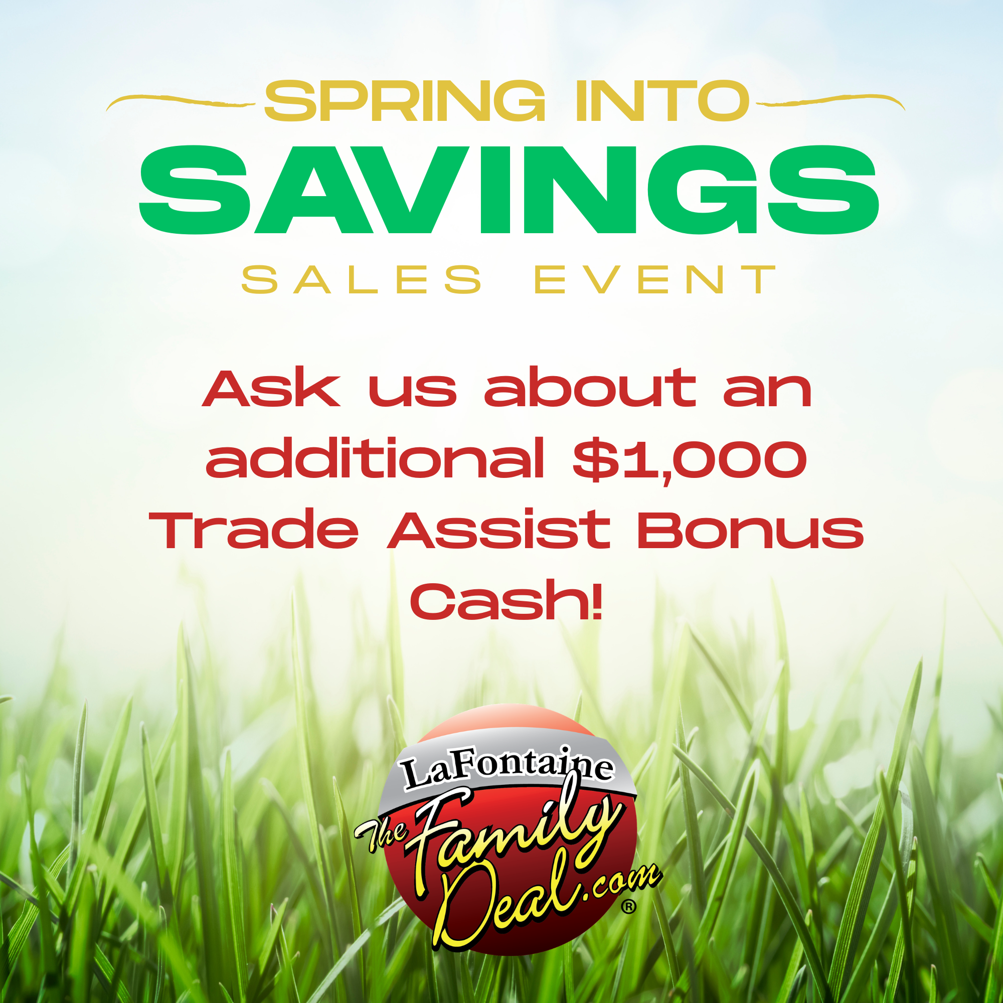 Spring into Savings